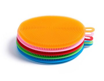 Magic Dish Washing Brush Clean Brush Multifunction Silicone Scouring Pad Pot Pan Wash Brushes Kitchen Cleaner Washing Tool