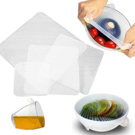 Fresh Wrapping Food Silicone Cover Stretch Lids Dished Film