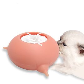 Puppy Nipple Feeder Silicone Milk Bowl Pet Bionic Self Feeding Device