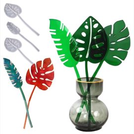 Table Decoration Ideas Turtle Back Leaves for DIY