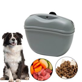 Waist Silicone Pet Outdoor Training Pouch Portable For Pet Silicone Dog Training Bag Dog Treat Pouch