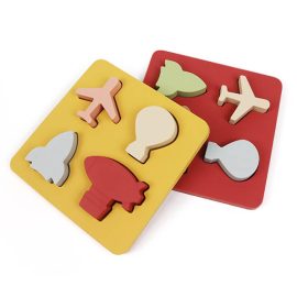 New Design Baby Kids Puzzle Silicone Toys Blocks Shape Sensory Toys Baby Learning Educational Toys