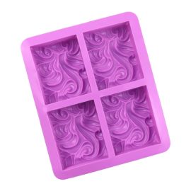 Wave Flower Handmade Soap Diy Aromatherapy Drip Mold Candle Chocolate Silicone molde silicone soap molds for soap making