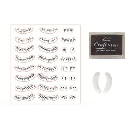 New False Eyelashes Clear Stamp Custom Cling Stamp For Holiday Card Making DIY Scrapbooking Journal