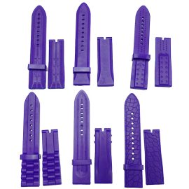 Silicone Watch Straps Quick Release Soft Rubber Replacement Watch Bands Multiple Colors